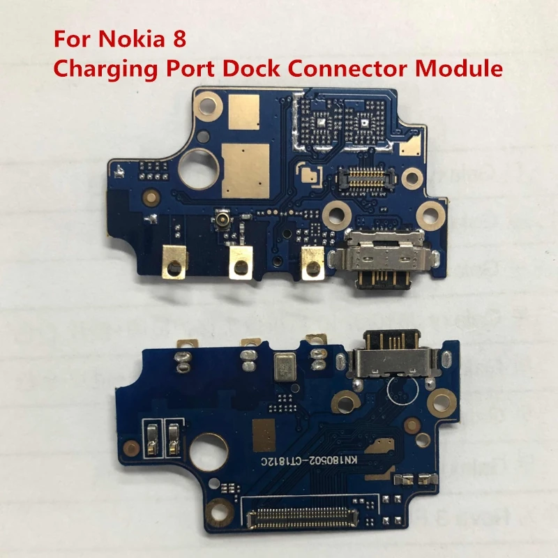 Для Nokia 5/Nokia 8 зарядный порт USB разъем гибкий кабель для Nokia 8 TA-1012 модуль зарядного устройства запасные части