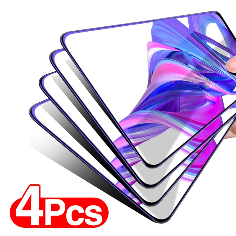 Liquidación Vidrio templado para Samsung Galaxy A50, A51, A52, A71, A50S, A30S, A90, A20E, película protectora de pantalla, 4 Uds. Lnwy3B8xY15