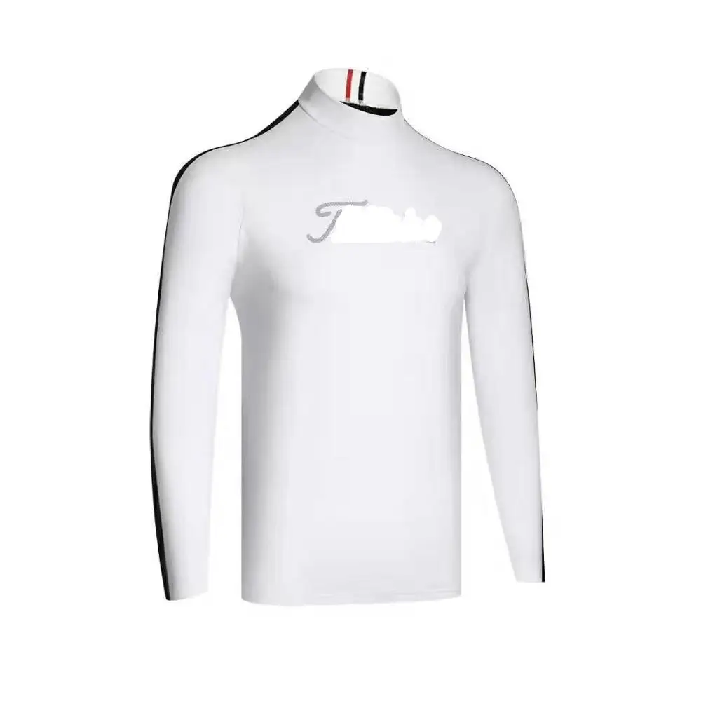 

Golf men with velvet collar and long sleeves