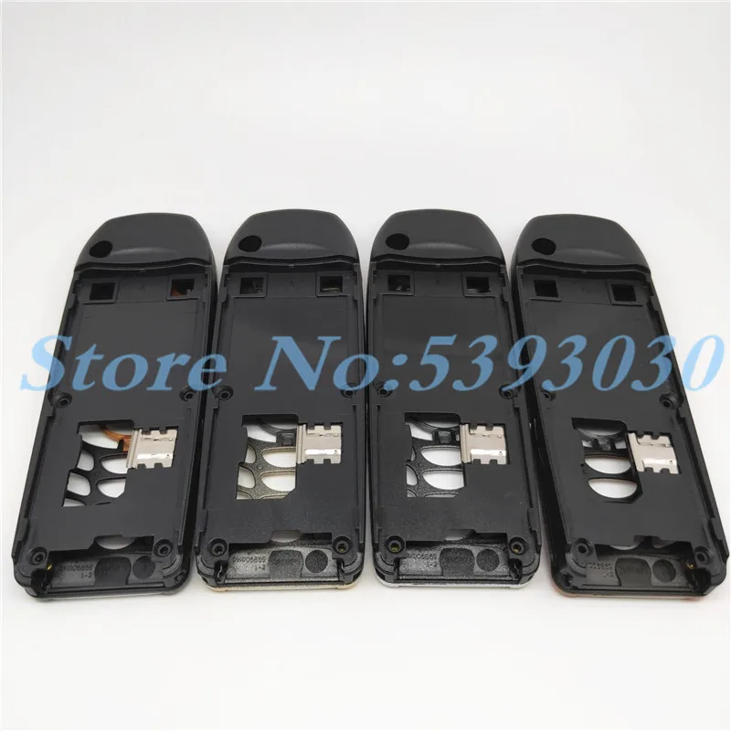 10 шт. для Nokia 6310, чехол, корпус 6310i, Батарейная дверь, средняя рамка, передняя рамка, сменная часть, без клавиатуры телефона, клавиатура+ логотип