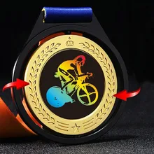 

Ring City Bicycle Marathon Medal Games Gold Medal Custom Sports Medal Honor Medal Commemorative Award