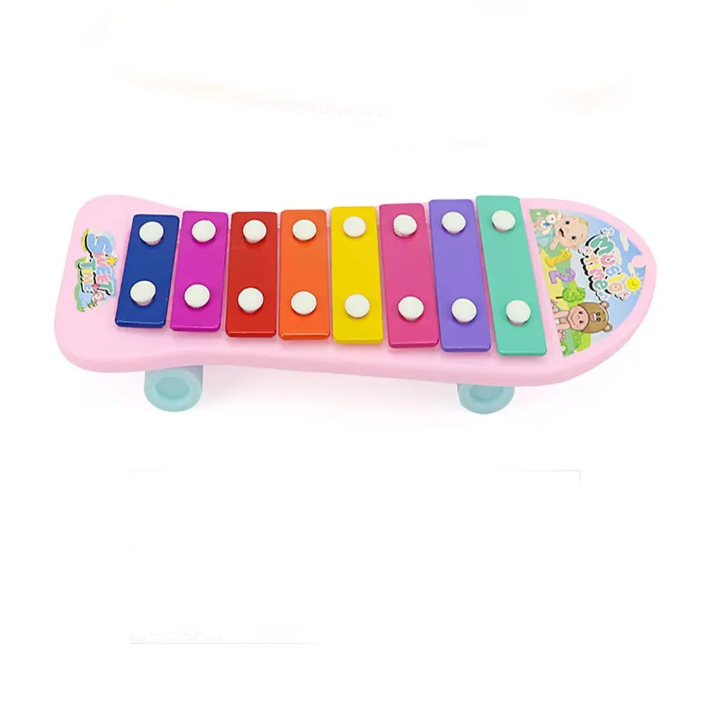 Baby Hand Knock on The Piano Eight-Tone Piano Children's Puzzle Early Education Toy Baby Beat Music Toy Percussion Instrument