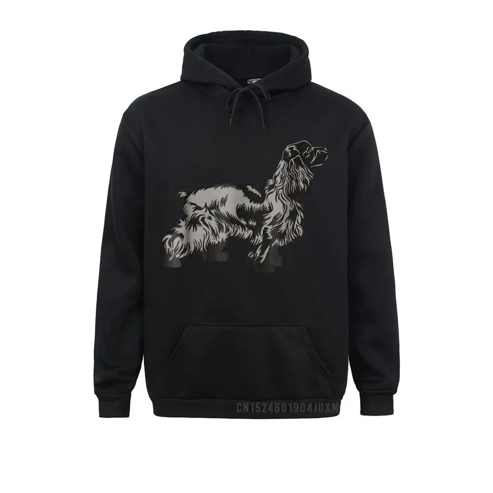 Men's 2021 New Hoodies Summer/Fall Sweatshirts Print Long Sleeve English Cocker Spaniel Dog Breed T-Shirt Gift Animal Dogs__5054 Sportswears English Cocker Spaniel Dog Breed T-Shirt Gift Animal Dogs__5054black
