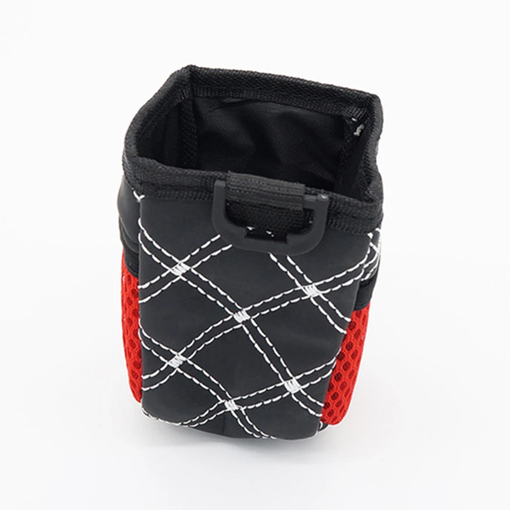 

Car PU Leather Pouch Bag Cell Phone Hanger Storages Holder Outlet Air Vent Soft