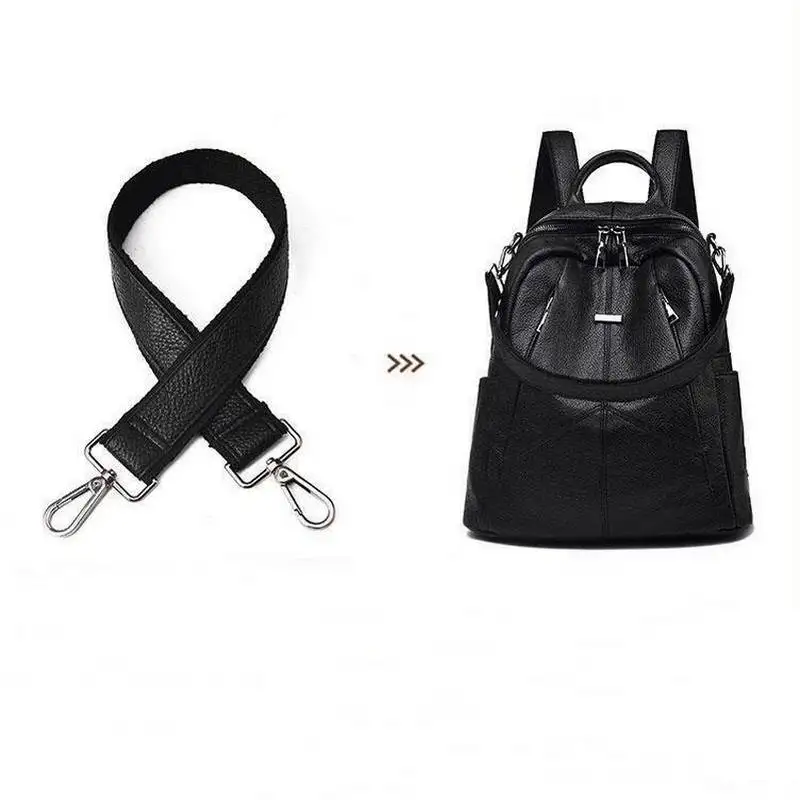 2020 женский рюкзак из искусственной кожи женская сумка черный мягкий