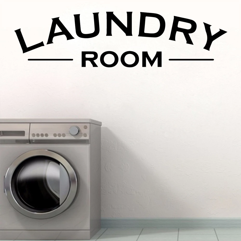 Fashion Laundry Sticker Home Decor Vinyl Wall Stickers Pvc Decals Room Decal muursticker | Дом и сад