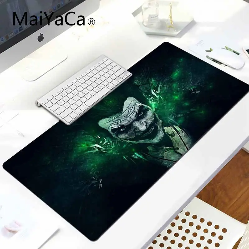 MaiYaCa персональный крутой модный Удобный коврик для мыши с джокером Бэтменом Против Супермена игровой коврик для мыши большой коврик для компьютера - Цвет: LockEdge 30X90cm