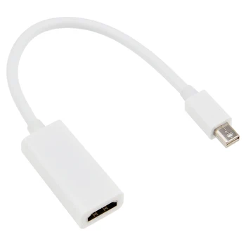 

Wholesale 300pcs/lot White 20cm Mini DisplayPort Display Port DP to HDMI Adapter Cable For Macbook Pro Air