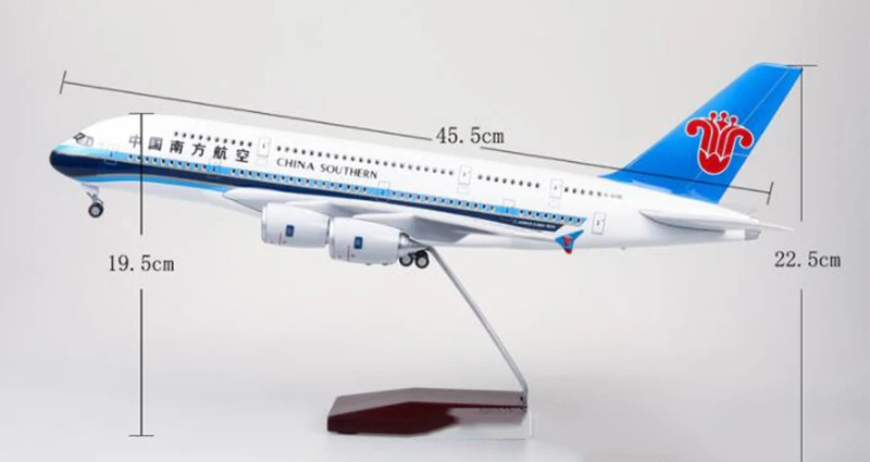 43-45,5 см Boeing 787 Airbus A380 самолет из пластикового сплава модель самолета Эмирейтс ETIHAD QANTAS airфранция LUFTHANSA ANA airmiles игрушки