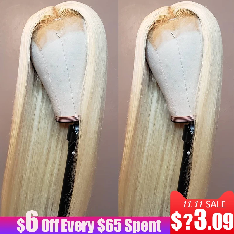 Billig Brasilianische Spitze Perücke 4*4 Gerade Spitze Verschluss Perücke Menschenhaar Perücken 613 Blonde Perücke Pre gezupft mit baby Haar Jazz Stern Nicht Remy