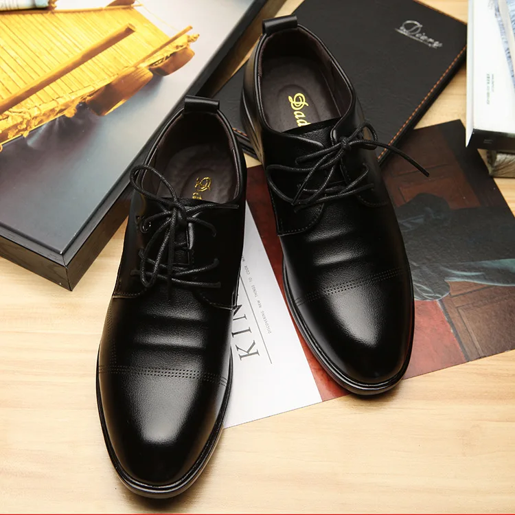 

2019 Spring And Summer Leather Shoes Men's Gradient Color Shoes Business Casual Leather Shoes Office Negotiate MEN'S SHOES