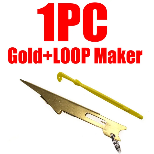 gold plastic Профессиональное быстрое завязывание рыболовных умное быстрое завязывание узлов инструмент ноготь завязывание линии резак клипер кусачки w/Zinger втягивающие снасти рыболовные снасти - Цвет: gold plastic
