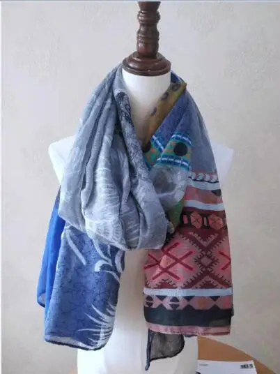 360 Desiguers, роскошный брендовый женский летний шарф, испанская Цветочная шаль, женские шарфы с принтом - Цвет: 360