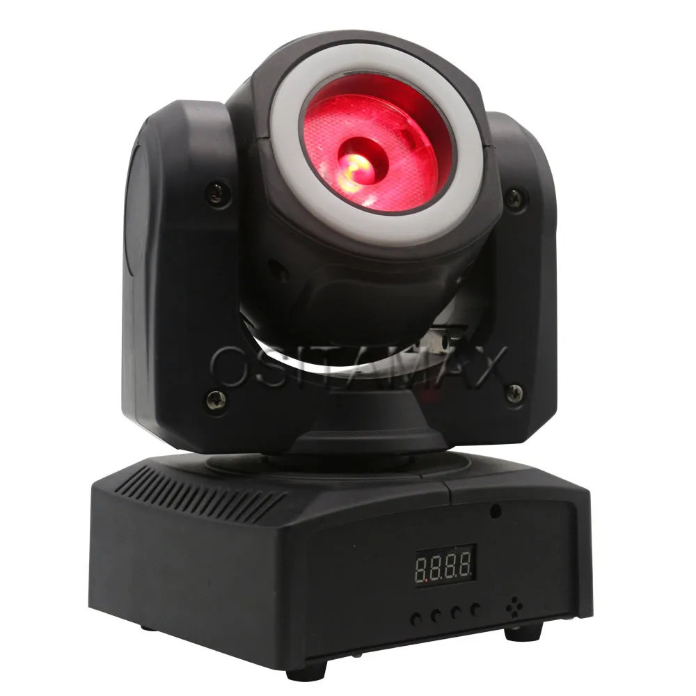 DMX512 контроль сценический светильник ing мини супер луч 60 Вт RGBW круг изменение цвета движущаяся головка DJ светильник для вечерние ночной клуб шоу