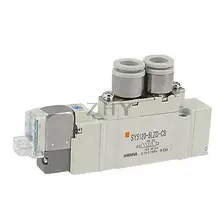 SY5000 L разъем проводной соединитель Пневматический электромагнитный клапан