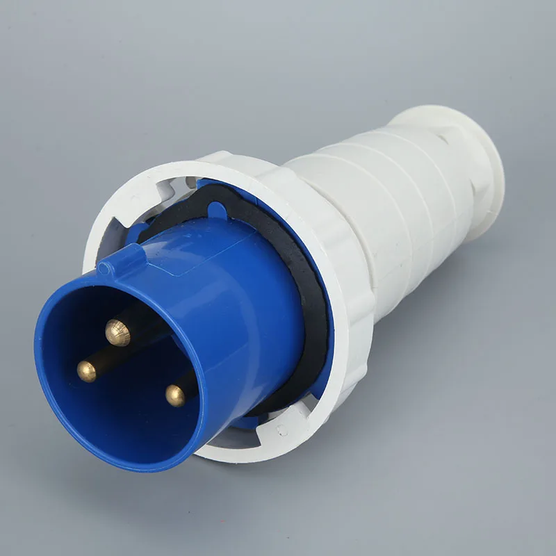 

125A 220-415V 2P+E IP67 industrial socket connector 3pins Male female plug with CE waterproof