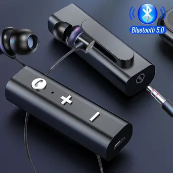 

2 in 1 BT001 Bluetooth 5.0 Receiver For 3.5mm Jack Earphone Wireless Adapter Bluetooth Aux Audio Music Transmitter For Headphone