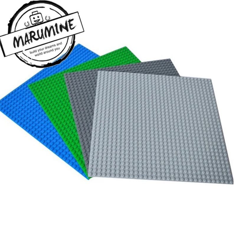 MARUMINE, 50x50 точек, опорная пластина, блоки, игрушки, сделай сам, классический блок, базовая пластина, Обучающие кубики, набор для мальчиков и девочек