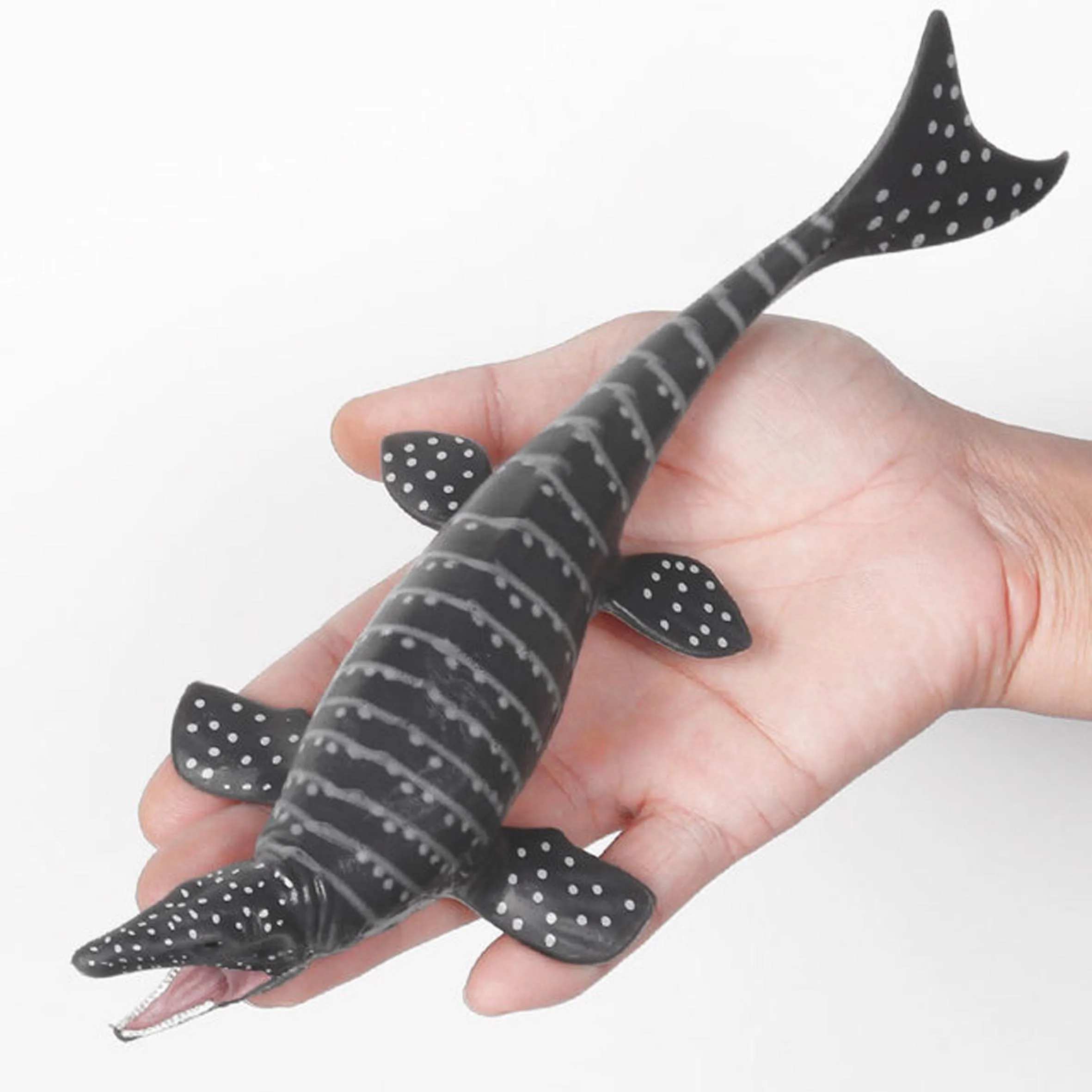 1 шт. черный реалистичная форма животных Mosasaurus модель динозавра ролевые игрушки динозавра Реалистичная фигурка анимация вечерние подарки