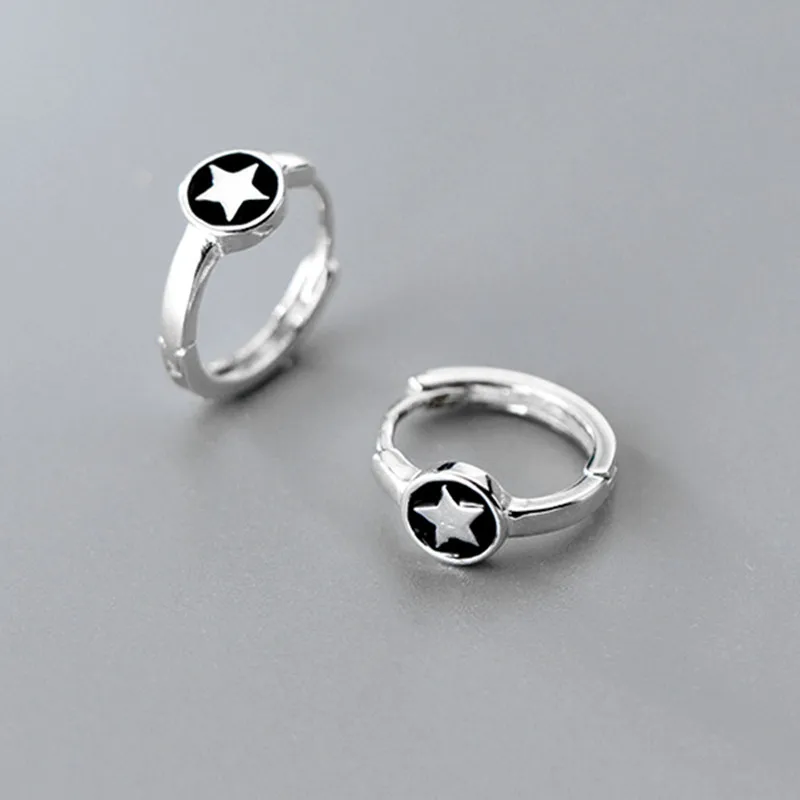 

2020 New Design 925 Sterling Silver Star Clip Earrings For Women Fashion Jewelry