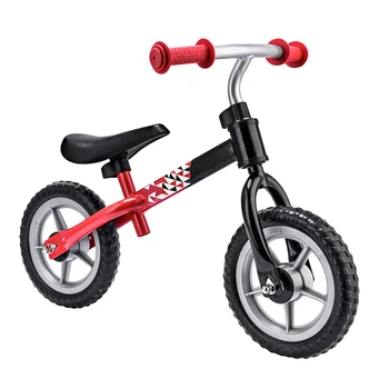 

Kid Bike Two Rollers Balance Bike Simple Durable Helpful No Pedal Kid Study Bike for Girl Boy (Red)