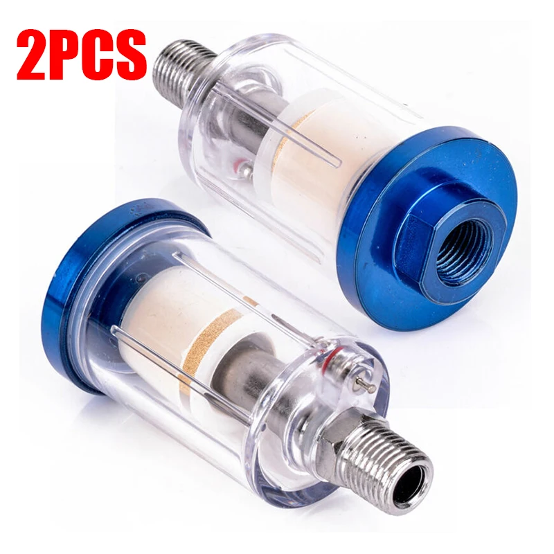 Inline 1/4 ''воздушный масляный фильтр сепаратор воды для компрессора спрей краска часть инструмента