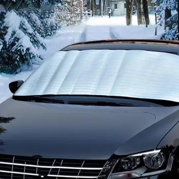 

Car Front Glass Binaural Sunshade Car Exterior Sunshade Snow Cover Car Glass Sunscreen Cooling Protection Cover