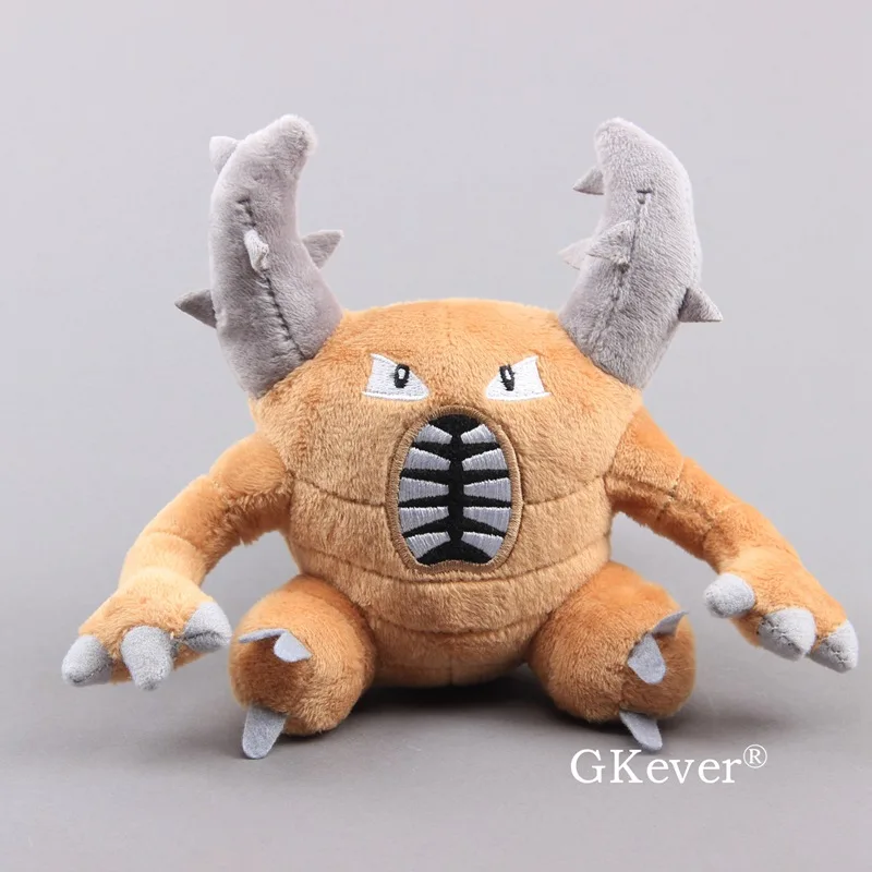 Аниме игрушки Kailios Pinsir Мягкие плюшевые куклы мягкие животные 14 см детские