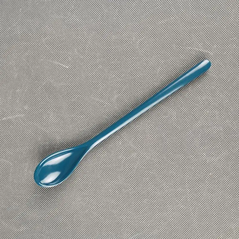 1PC Random Color Long Handle Soup Spoons Tea Coffee Stirring Spoons Flatware Rice Ladle Spoon Meal Dinner Scoops Kitchen Supply