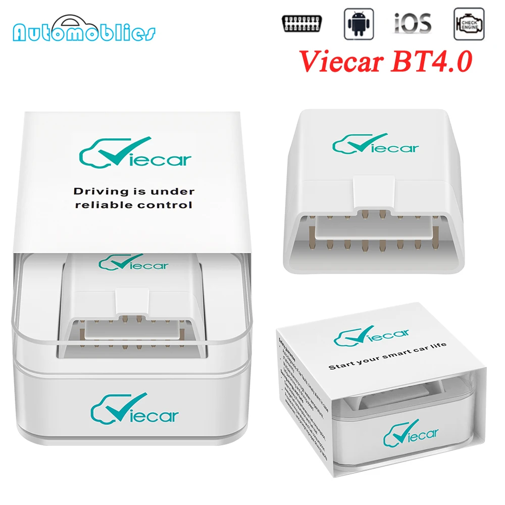 Сканер Viecar ELM 327 V1.5 Bluetooth 4 0 PIC18F25K80 ODB2 для Android/IOS OBD 2 Автомобильный диагностический