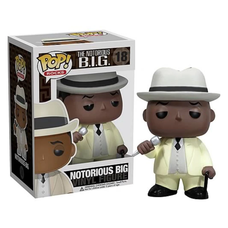 Funko Pop The Notorious B.I.G. Известная большая Виниловая фигурка #18 куклы игрушки|Игровые