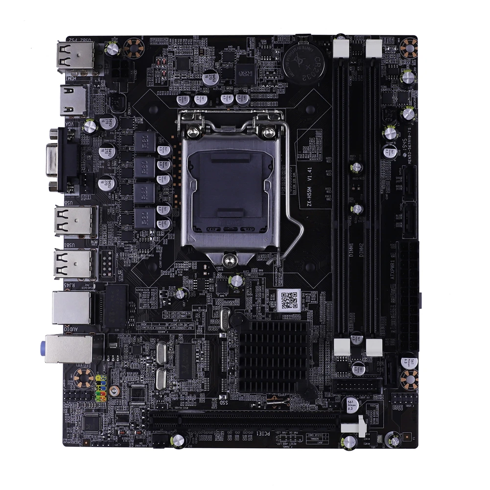Placa-mãe Micro Atx Soquete H55 Lga 1156 Vga Ddr3 Canais Duplos Intel Lga1156core i3 i5 i7 Xeon 3470 Placa-mãe Cpu - Imagem 3