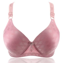 Бюстгальтер размера плюс, без косточек, бюстгальтеры для женщин, тонкие, хлопковые, с цветами, чашечки E, 36-42, y-образные, без застежек, BH, сексуальные бюстгальтеры для женщин 0756