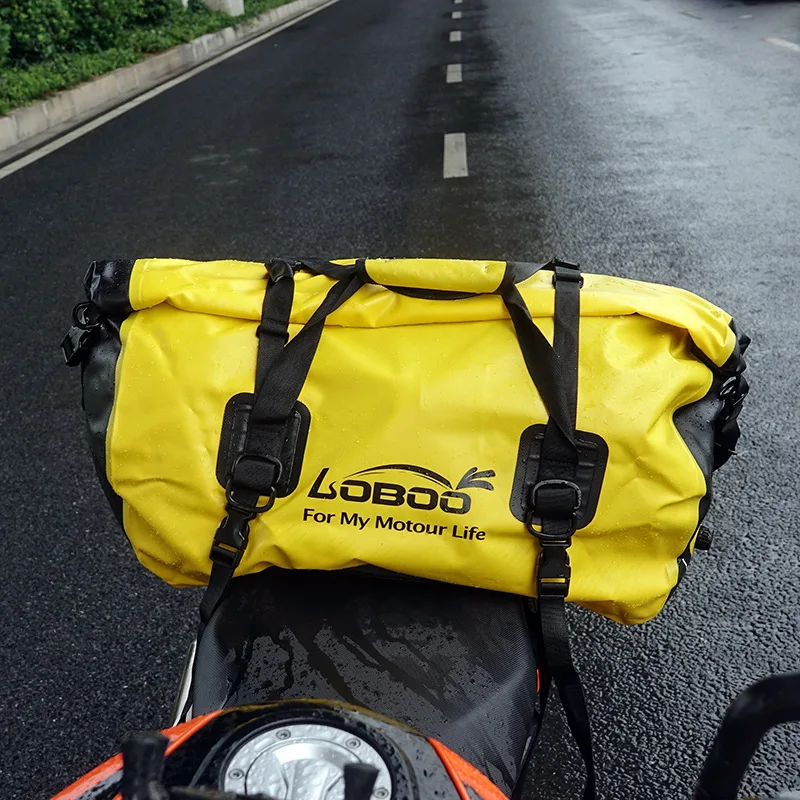 

Motorcycle Network Long Distance Bag Knight Radish after Riding Pack Shelf Bag Luggage Brigade Waterproof Bag 40 66 90L