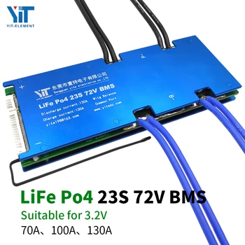 

23S 72V Lithium battery 3.2V power protection board temperature protection equalization function overcurrent protection BMS PCB