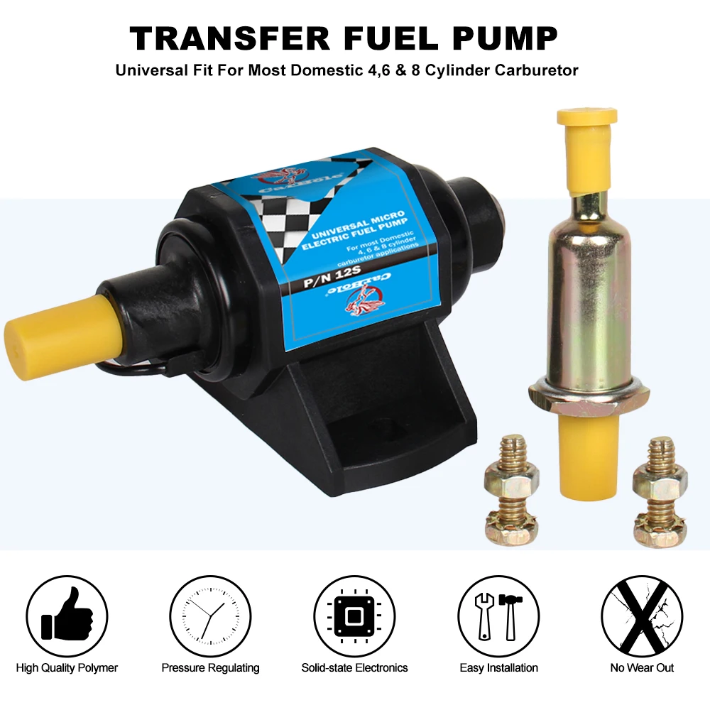 Universal Electric Fuel Pump Diesel External Applications 35 GPH 4-7 psi New