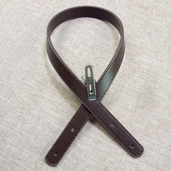 

2pcs Bag Handle Easy Use Tote PU Leather Solid Crossbody Replacement Strap Fashion Long Belts Accessories Handbag DIY Handcraft