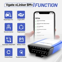 Vgate vLinker BM ELM327 V2.2 OBD2 Scanner Bluetooth-Compatible 4.0 Car Diagnostic Auto Tool Bimmercode PK ELM 327 For BMW 2