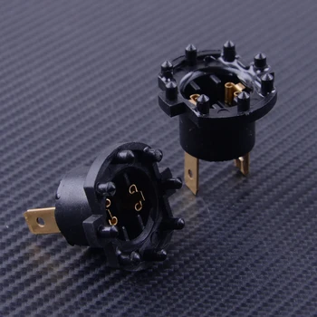 

2PCS Black Headlight Socket Bulbs Holder Adapters Fit for Mazda 3 5 Protege Kawasaki Aprilia B28V510A3