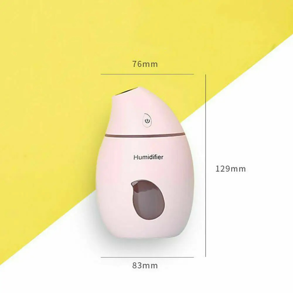 DC 5V Portable USB Mini Humidifier Air Diffuser Mist ABS PP PC Material Made for Car home yoga office baby room