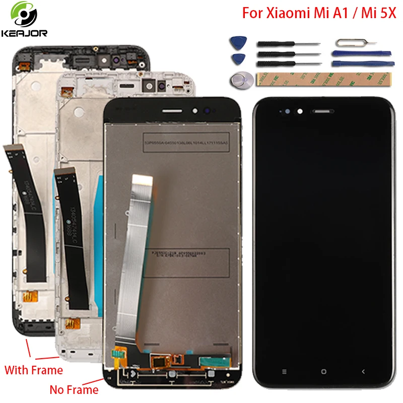Дисплей для Xiaomi Mi A1 MiA1 ЖК дисплей + сенсорный экран дигитайзер аксессуар сменная