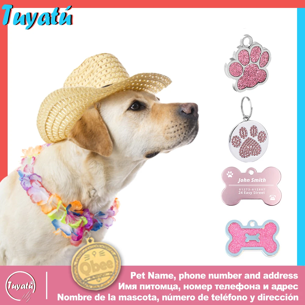 Personalized Dog Collar Engraved Name Dog Collar For Large Small Dogs Cat Puppy Anti Lost Id s Dogs Accessories Pug Id s Aliexpress