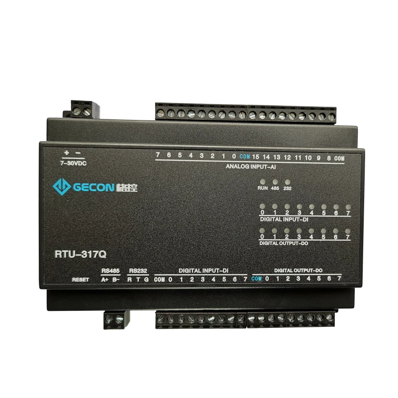 16 каналов аналогового ввода 8 NPN транзистора выход входного переключателя Modbus RTU