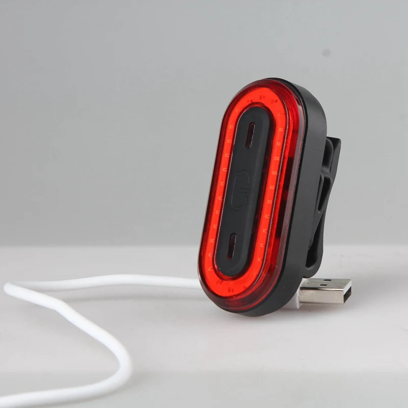 Велосипедный светильник вес USB Перезаряжаемый велосипедный светодиодный задний
