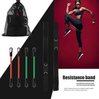 

Taekwondo Boxing Kick Pull Rope Fitness Leg Resistance Natural Rubber Bands Exercise Workout for Home Gym Outdoor Work