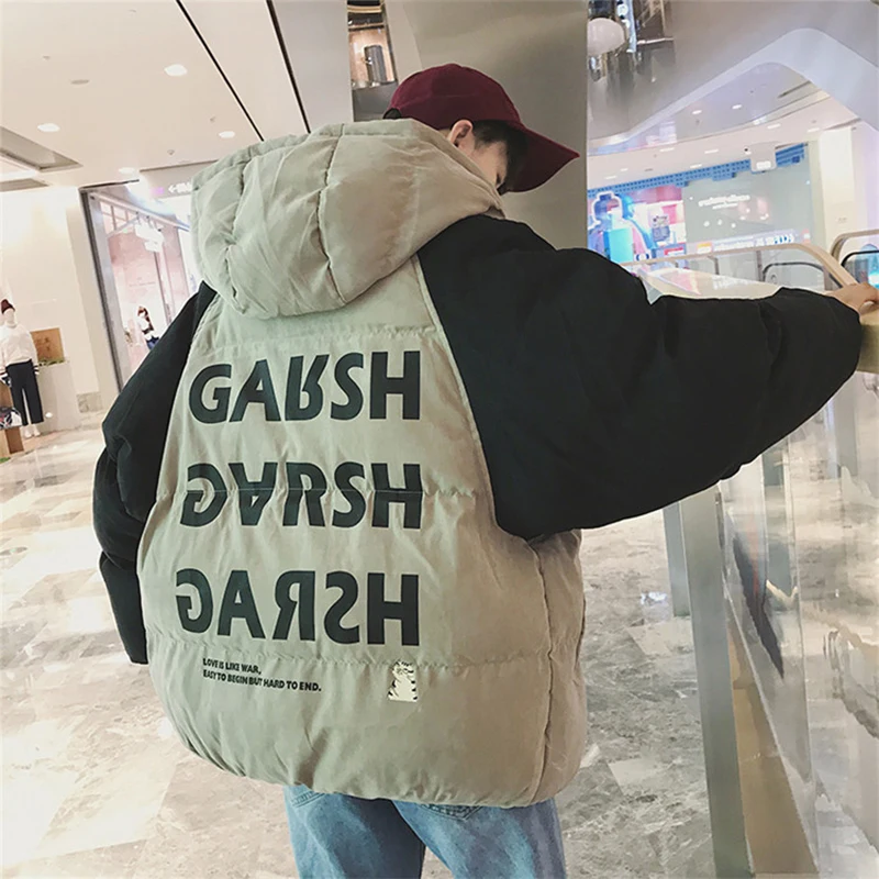Парка с капюшоном, пальто, женская зимняя куртка в стиле Харадзюку, уплотненная теплая парка Mujer, пальто с длинным рукавом, женская зимняя куртка, большой размер