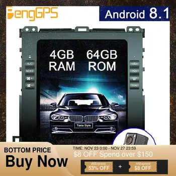 

Android 9.0 Car GPS Navigation for Lexus GX470 For Toyota Land Cruiser Prado 120 Multimedia DVD Player Car Radio Touchscreen PX6