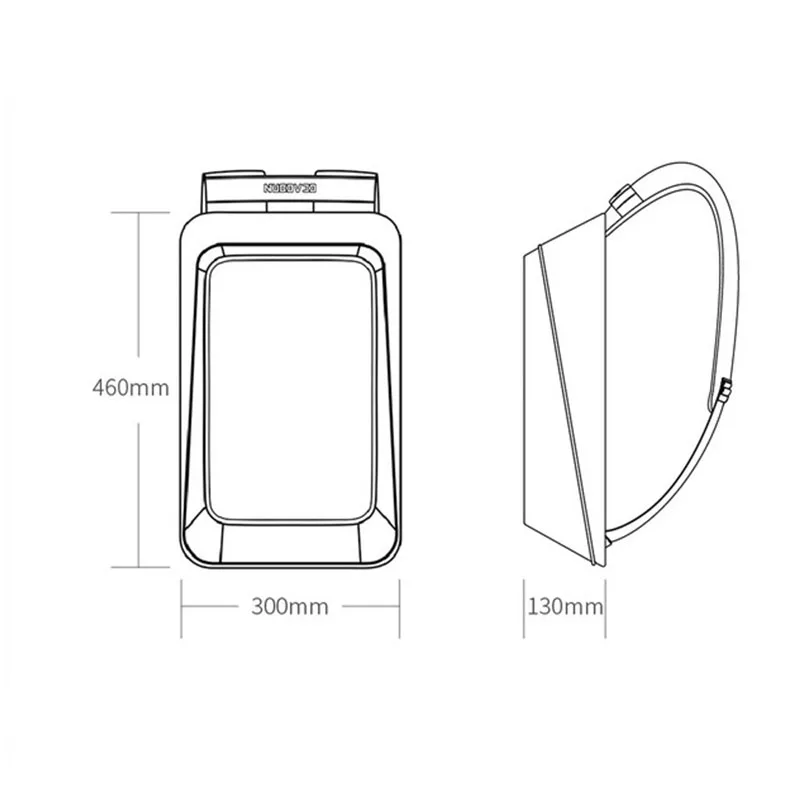 Xiaomi BEABORN черная квадратная сумка на плечо 15,6 дюймов рюкзак для ноутбука 180 ° открытие и закрытие модная мужская женская сумка