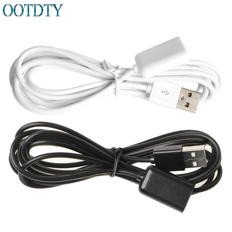2 м USB 2,0 мужчин и женщин Расширение синхронизации данных кабель провод для ПК ноутбука зарядное устройство