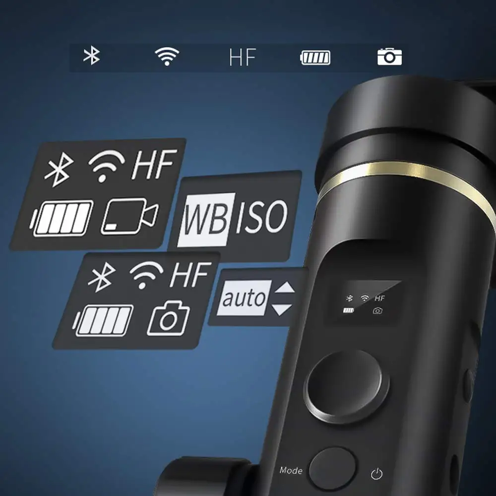 Zhiyun Crane M Профессиональный 3 осевой Ручной Стабилизатор для смартфонов тонкая и